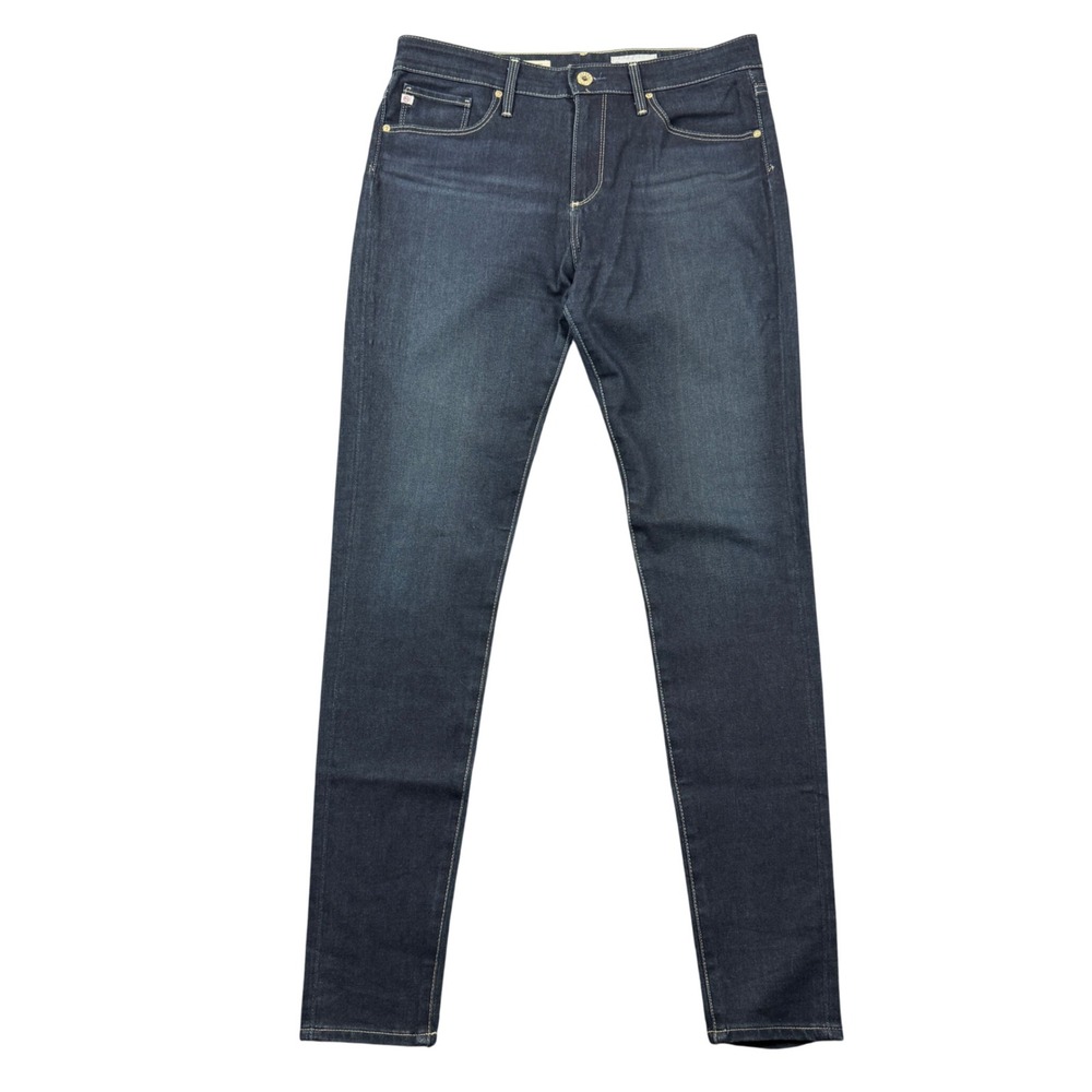 AG Adriano Goldschmied Farrah Skinny High Rise Jean Dark Wash 28R Contour 360